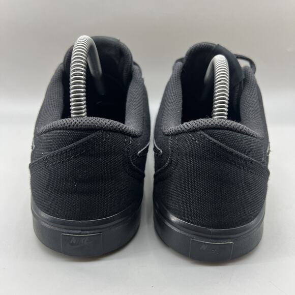 Nike Sb Check Solarsoft Skateboarding Sneakers Women‎ Size 10 Black Canvas Shoes - Picture 4 of 8
